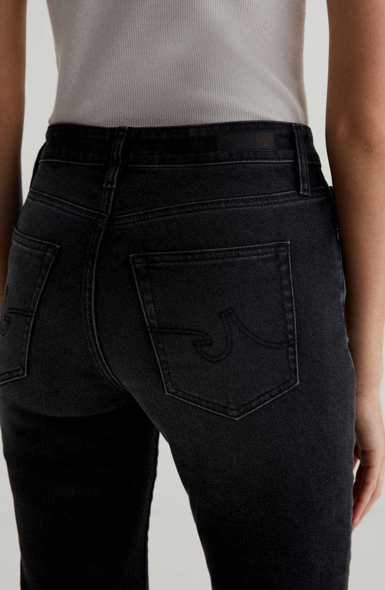 AG Mari Zip Hem Mid Rise Ankle Slim Straight Leg Jeans, Alternate, color, 