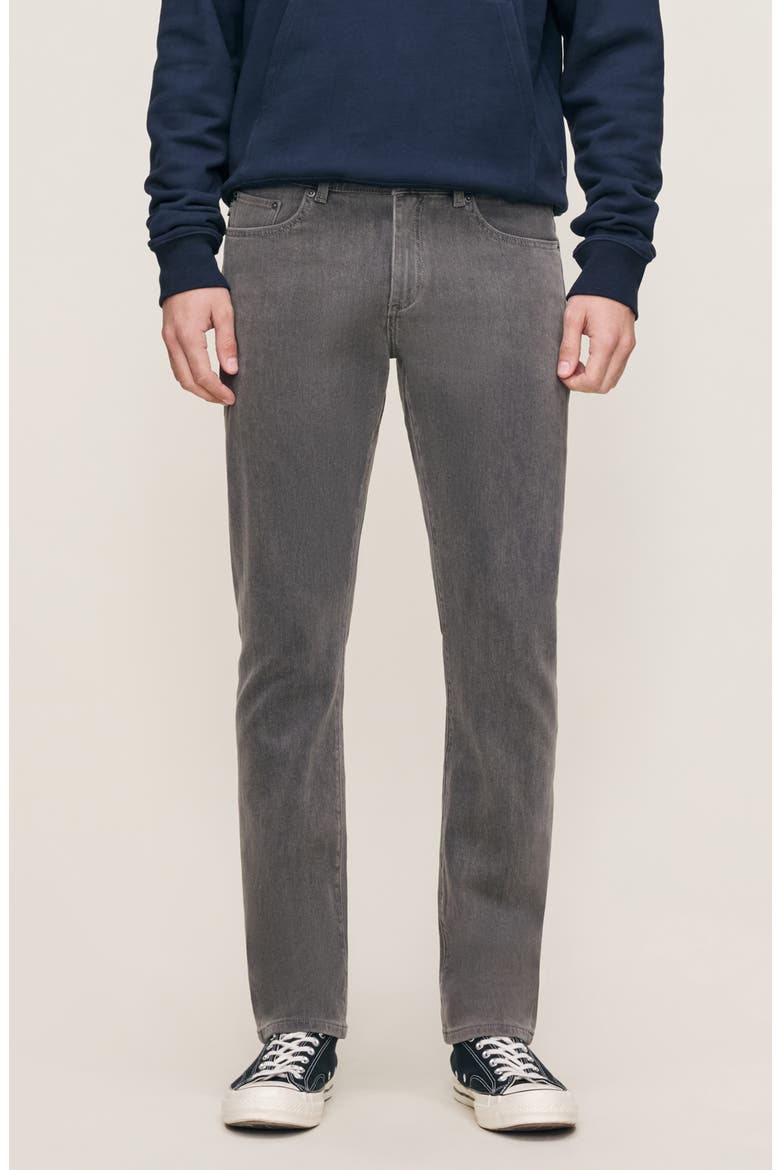 Russell DL Ultimate™ Slim Straight Jeans, Main, color, WEATHERED GREY