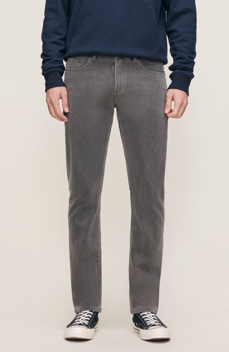 DL1961 Russell Slim Straight Leg Jeans, Main, color, Weathered Grey