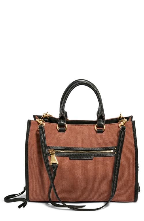 Aimee Kestenberg Stockbridge Corduroy Satchel in Nutshell Colorblock 