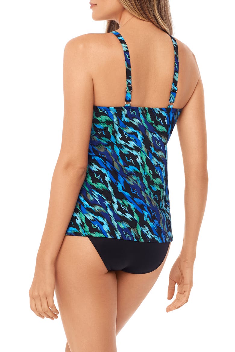 Jewels of the Nile Love Knot Underwire Tankini Top, Alternate, color, MULTI