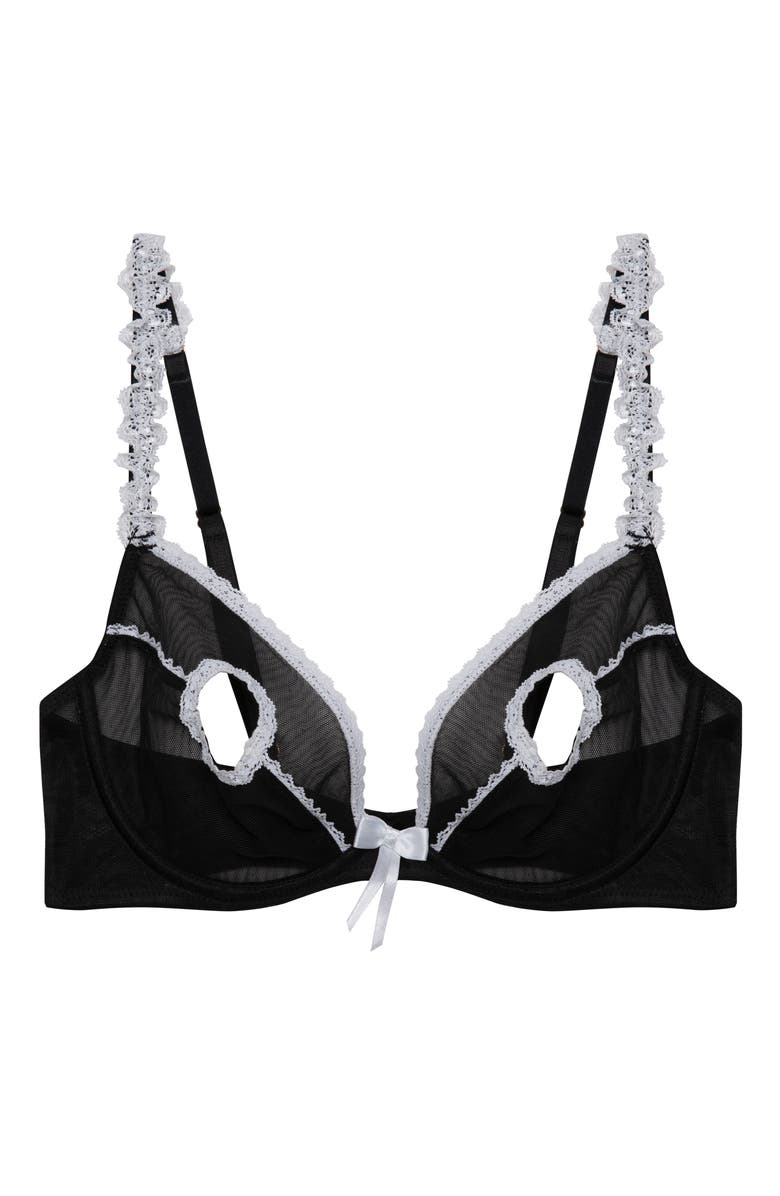 Playful Promises Miranda Peephole Underwire Bra, Alternate, color, 