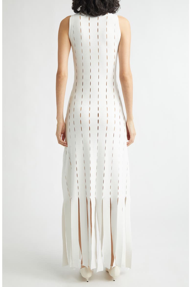 Jesse Openwork Car Wash Hem Sweater Dress, Alternate, color, WHITE