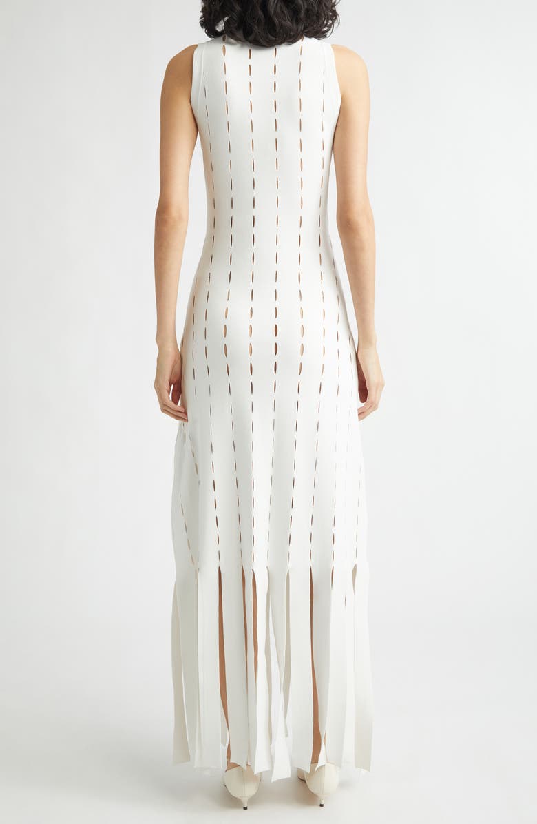 ZANKOV Jesse Openwork Car Wash Hem Dress, Alternate, color, White