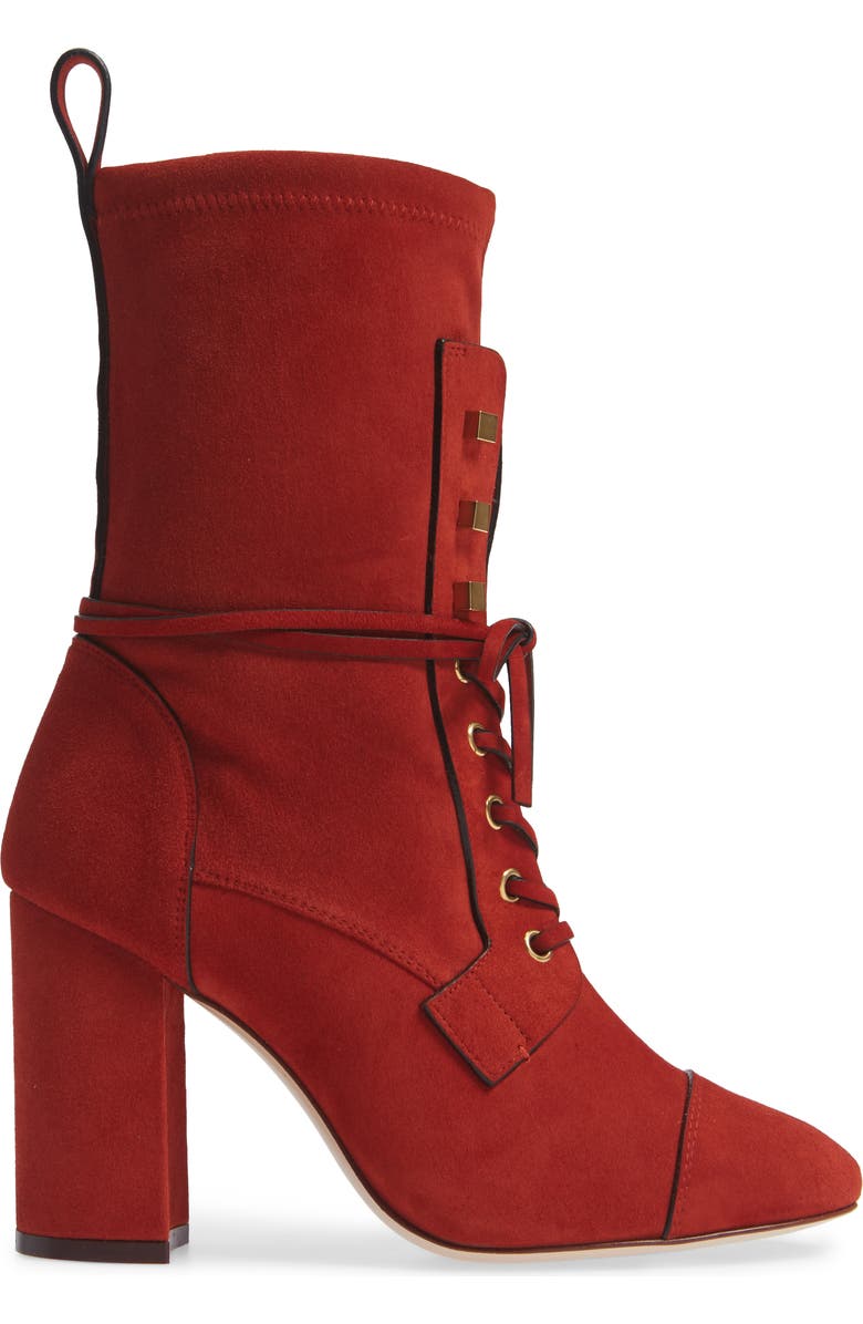 Stuart Weitzman Veruka Lace-Up Boot, Alternate, color,
