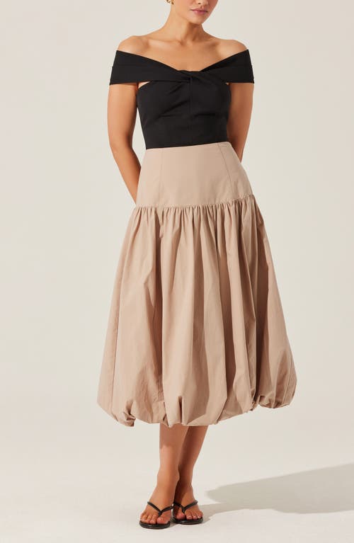 Astr The Label Cathering Off The Shoulder Top In Black