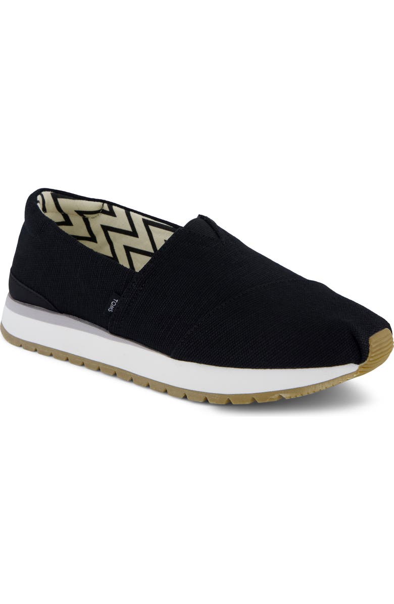 TOMS Alpargata Resident Plus Slip-On Sneaker, Main, color, Black