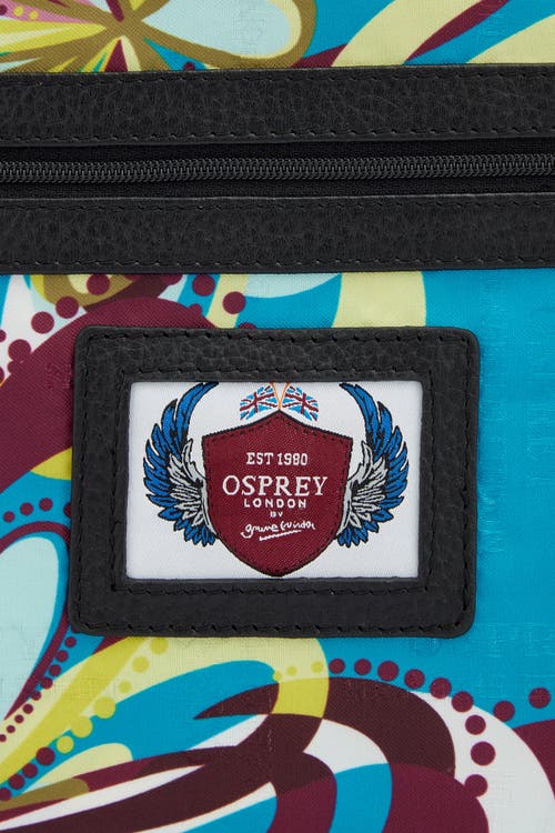 Osprey London The Hendrix Leather Sling Bag In Black