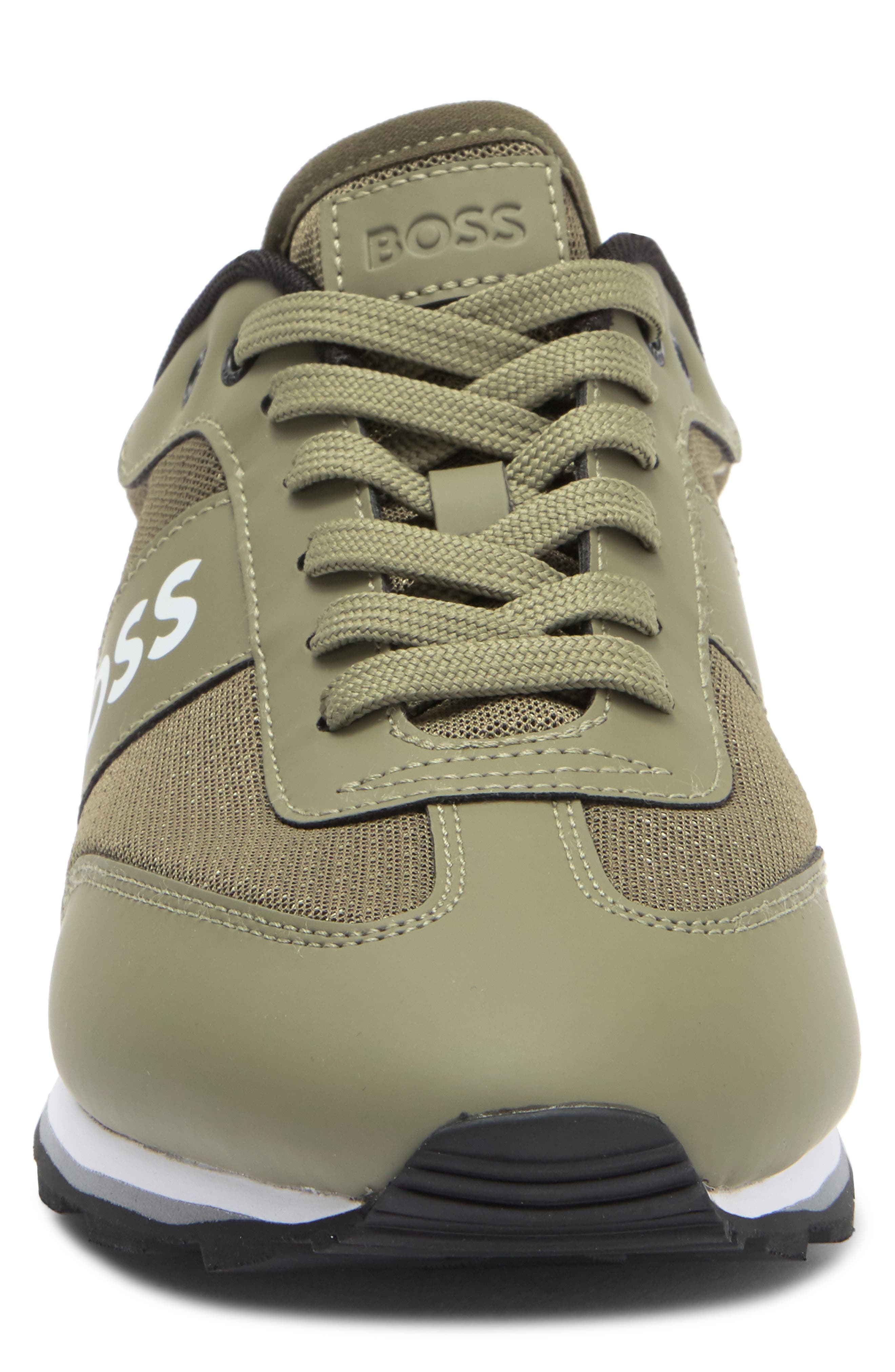 Parkour Runner Sneaker, Alternate, color, OLIVE GREEN