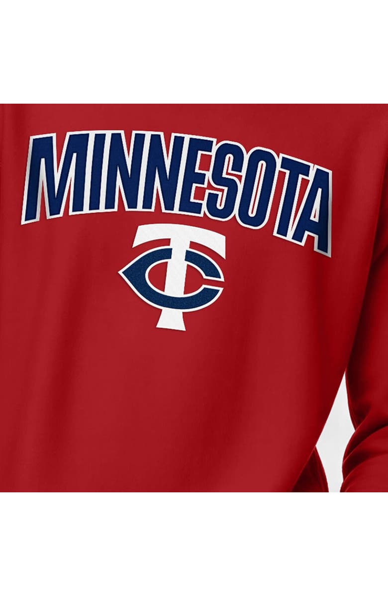 Champion Men's Champion Red Minnesota Twins Reverse Weave Chenille Sweatshirt, Alternate, color, Red