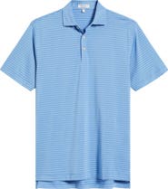 Peter Millar Winston Stripe Performance Piqué Polo