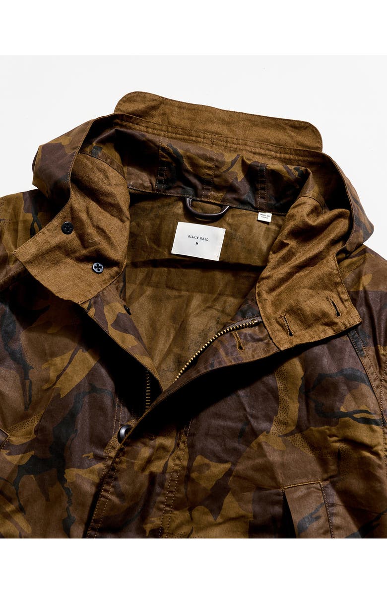 Billy Reid Waxed Lodge Jacket, Alternate, color, Brown