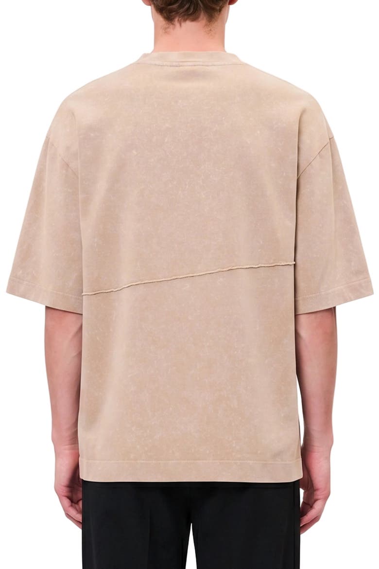 Daydreamers Acid Wash Short Sleeve T Shirt, Alternate, color, Beige