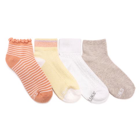 Dream Step Mini Crew Socks, 4 Pair Pack