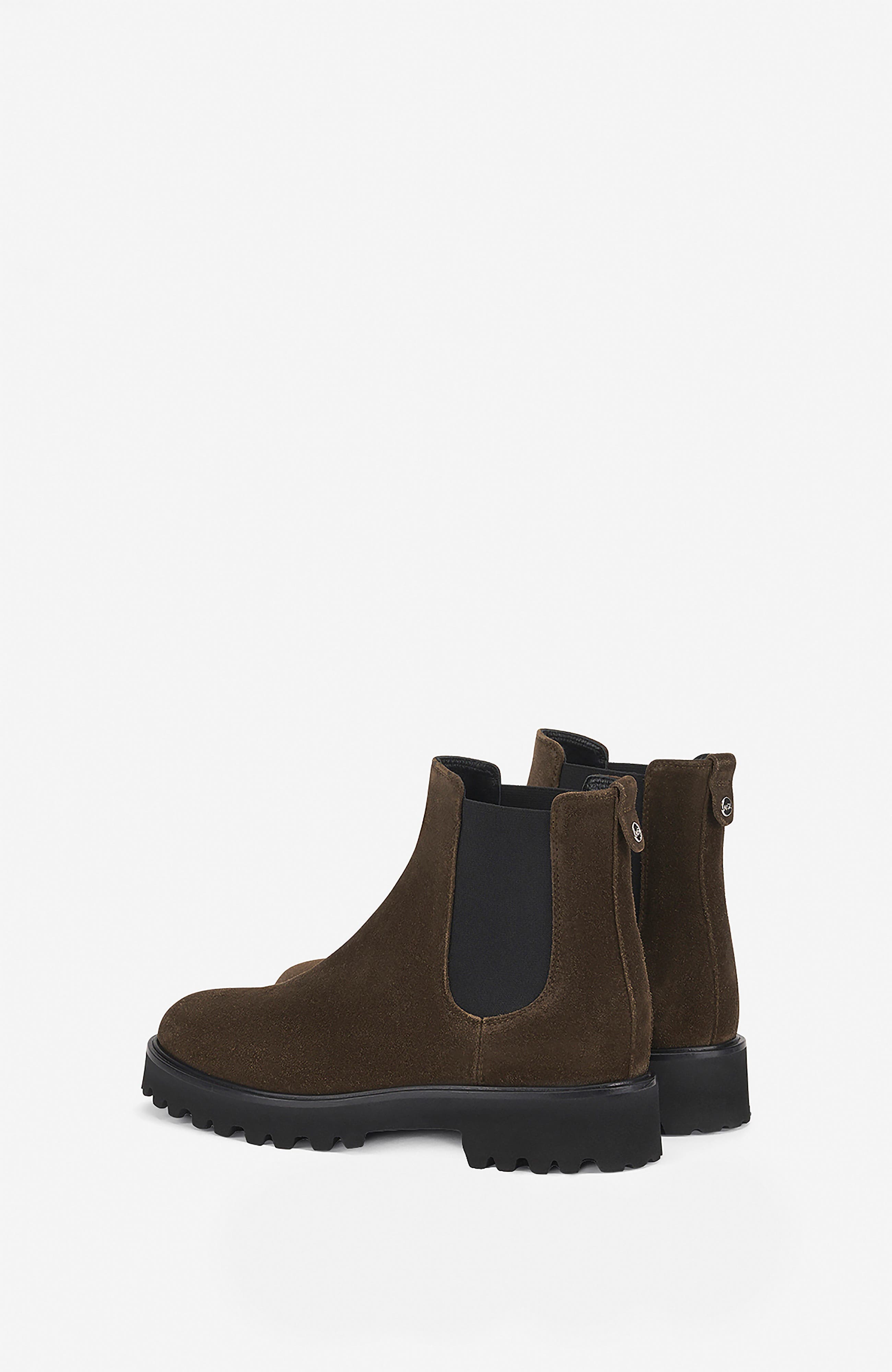 AGL Goldie Beatle Water-Resistant Suede Ankle Boot, Alternate, color, Forest