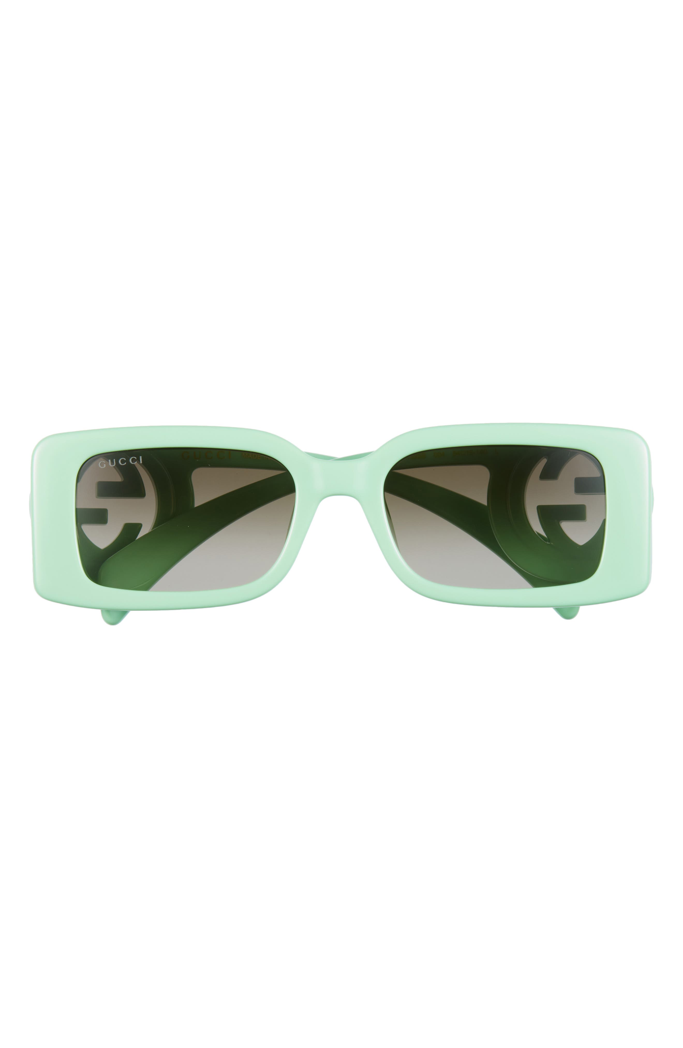 Gucci 54mm Rectangle Sunglasses