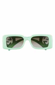 Gucci 54mm Rectangle Sunglasses
