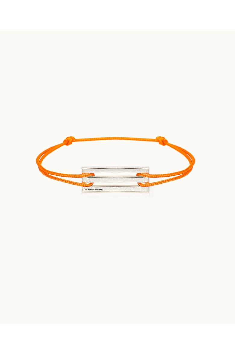 Nato Sterling-Silver Bracelet, Main, color, Orange
