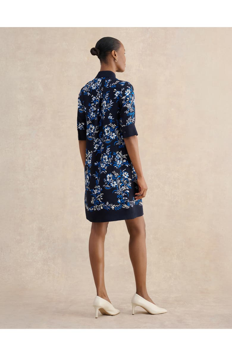 HOBBS LONDON Marciella Dress, Alternate, color, Navy Multi