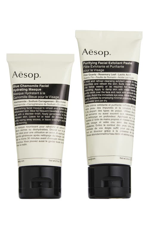 Aesop Serenity At The Basin Skin Care Set $119 Value In Transparent
