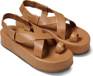 Beek Caracara Leather Flatform Sandal