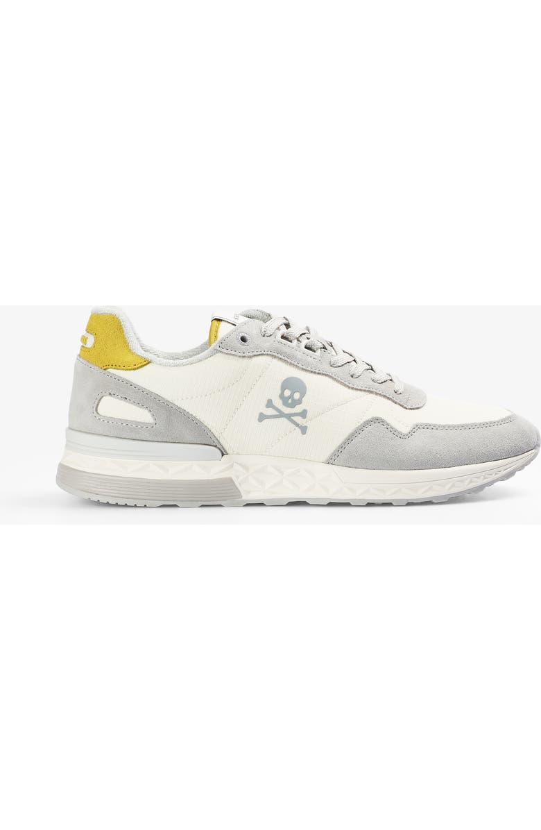 Scalpers Harry Sneakers, Main, color, Whiteyellow