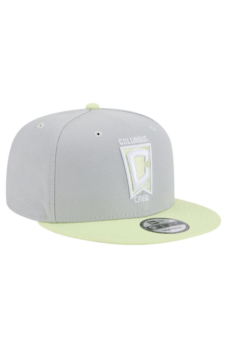 New Era Men's New Era Gray Columbus Crew Color Pack Two-Tone 9FIFTY Snapback Hat, Alternate, color, Gray