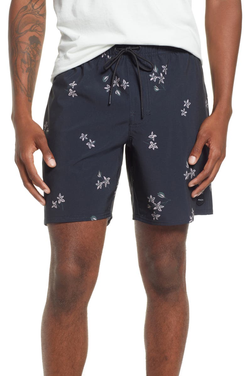 RVCA Tropical Print Board Shorts, Main, color,