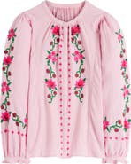 Boden Camille Double Cloth Button-Up Shirt