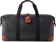 Mulberry Medium Clipper Faux Scotch Grain Duffle Bag