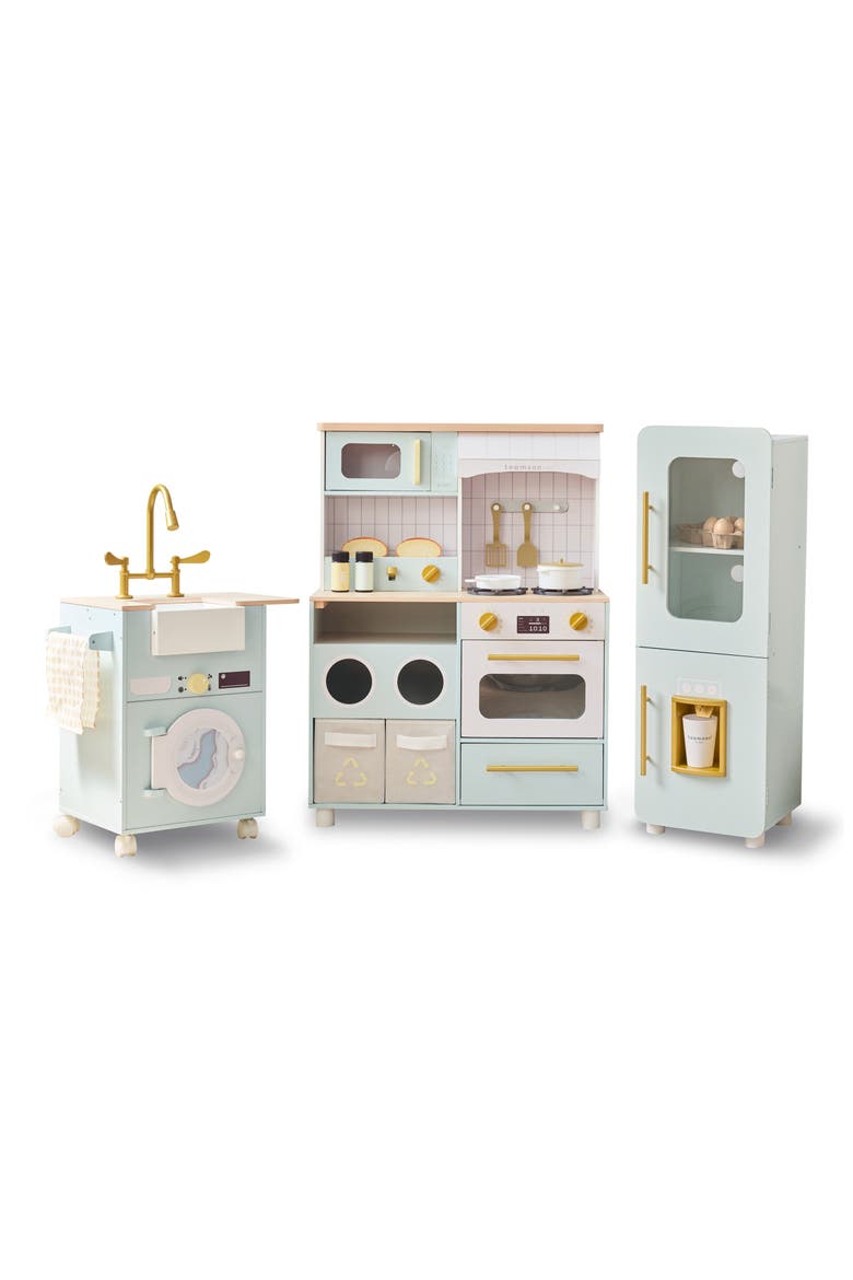 Little Chef Savannah Play Kitchen & Accessories, Main, color, GREEN