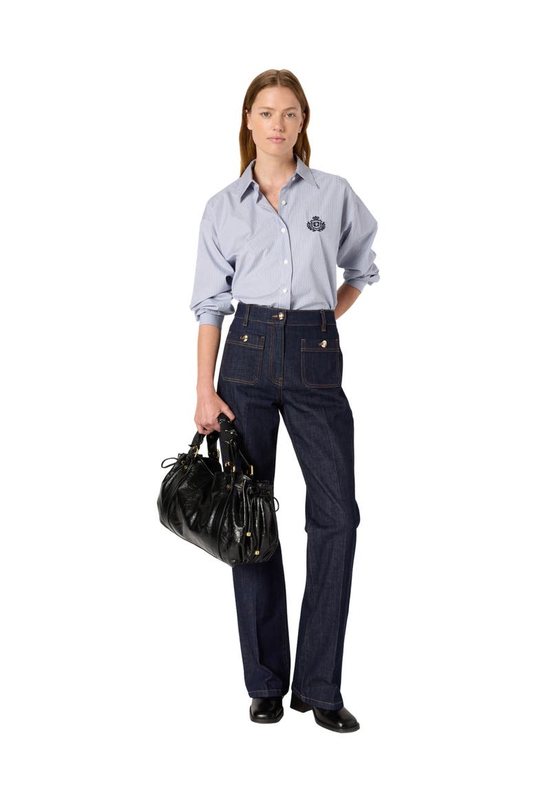 Clema High-Waist Straight Jeans, Alternate, color, Jeans