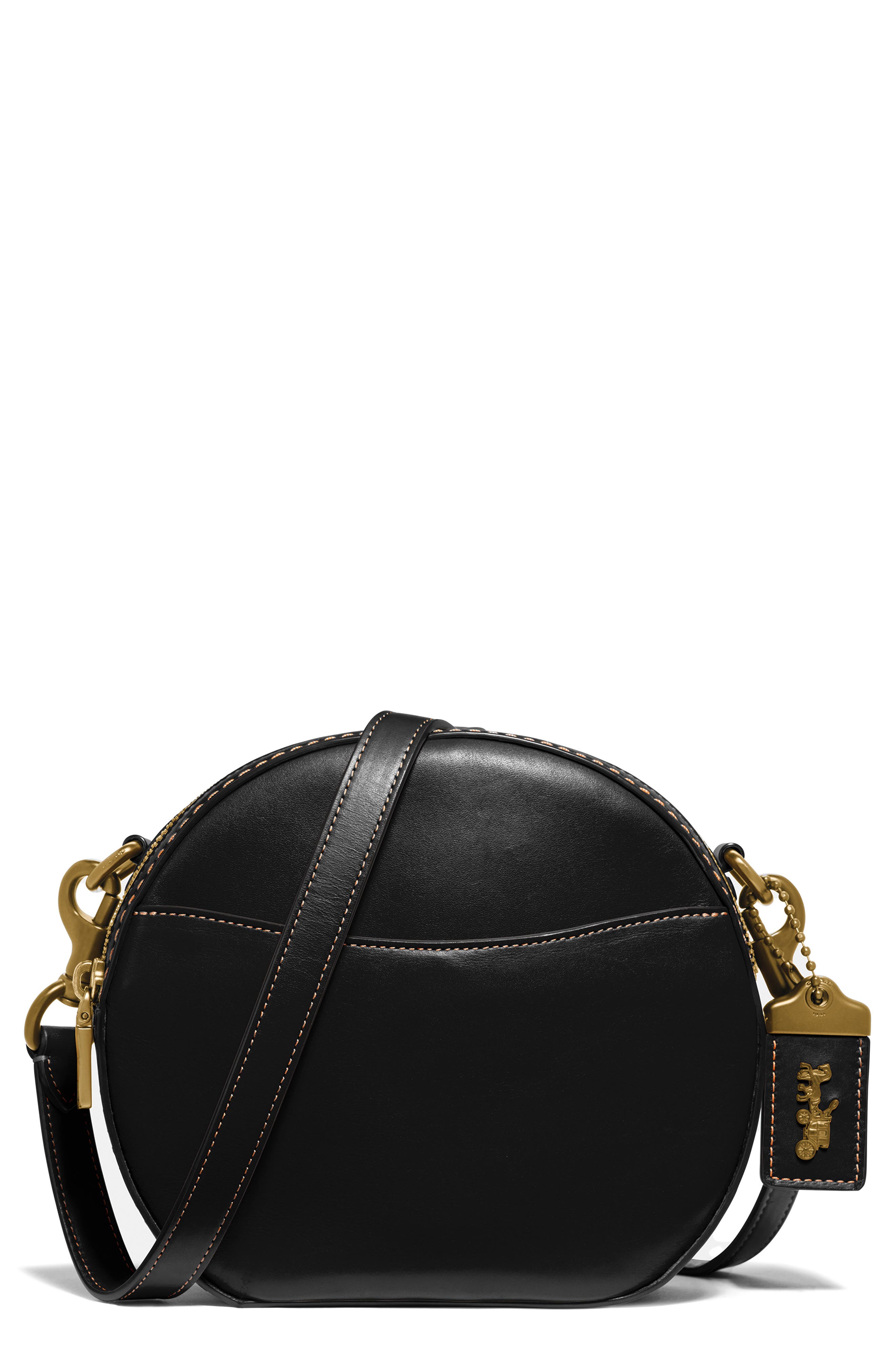 COACH Canteen Leather Crossbody Bag, Main, color, 