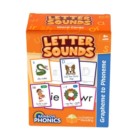 Rainbow Phonics Letter Sounds 151 Flash Cards