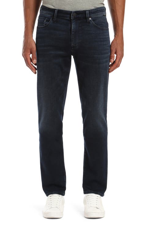 Zach Straight Fit Jeans (Blue Black Athletic)