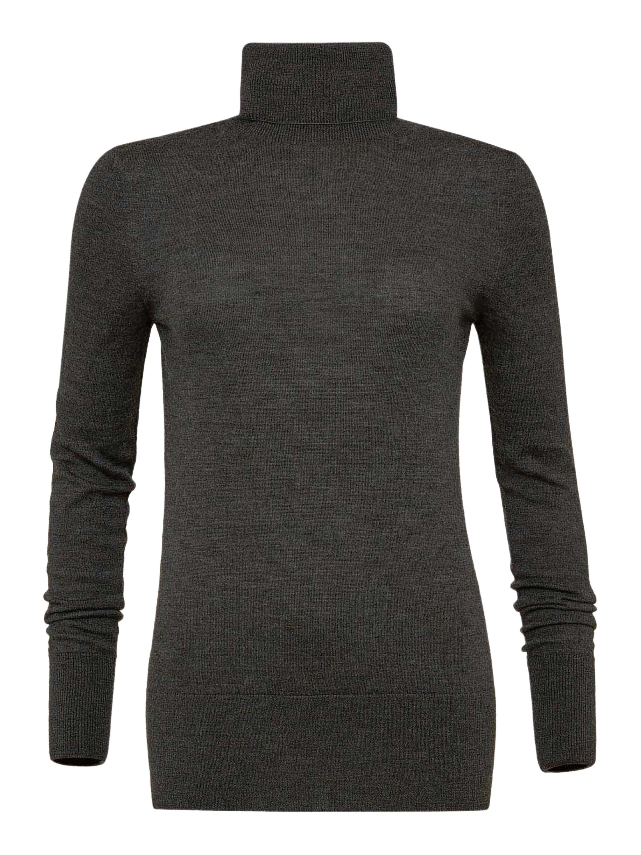 Merino Roll Neck Fitted Sweater - image 2