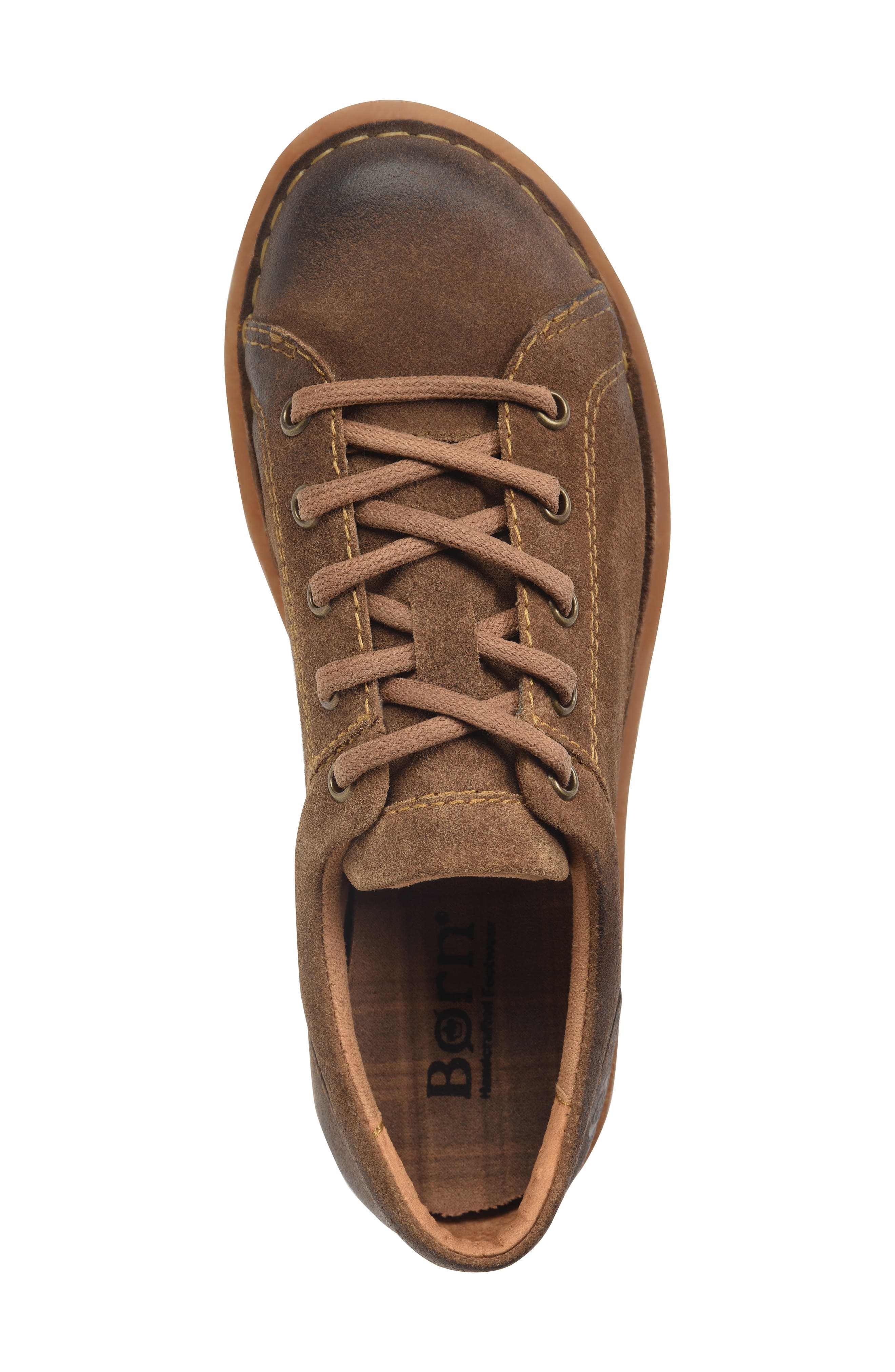 Trevan Water Resistant Sneaker, Alternate, color, RUST DISTRESSED LEATHER