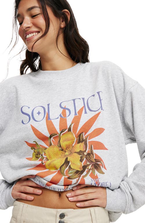 COTTON ON COTTON ON CLASSIC GRAPHIC CREW SWEATSHIRT 
