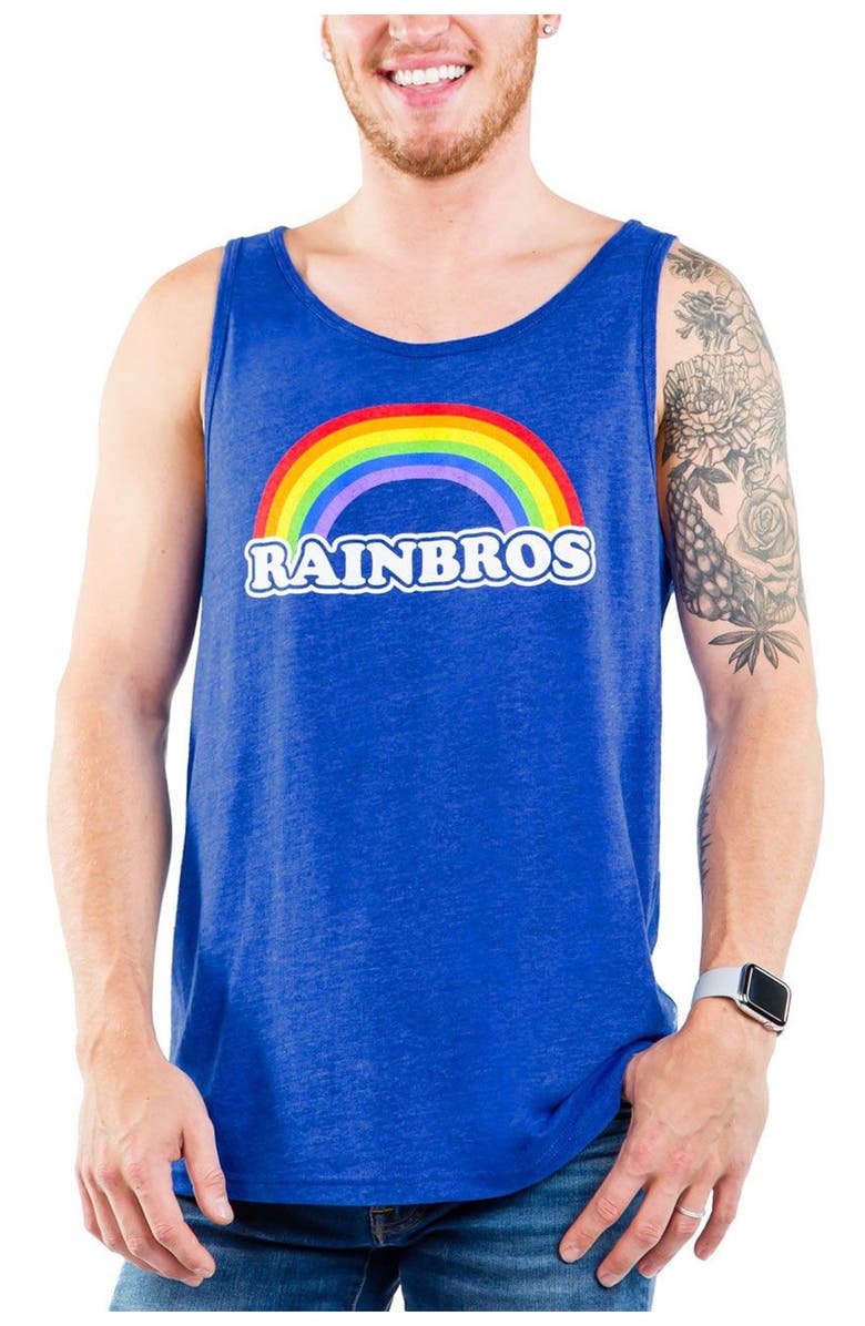 TIPSY ELVES Rainbros Rainbow Printed Tank, Main, color,