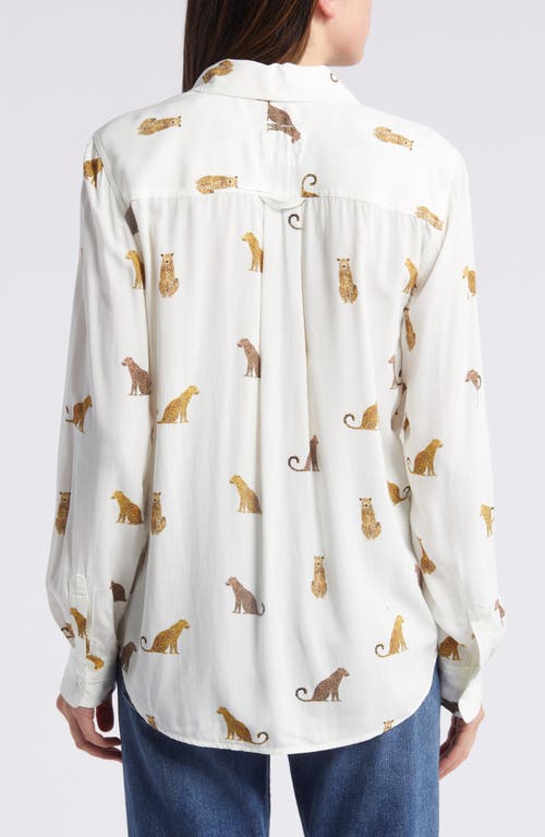 Rails Kathryn Cheetah Print Button-up Shirt In Wild Animals