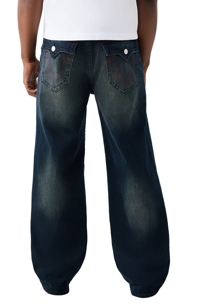 True Religion Vinny Super T Baggy Jeans, Alternate, color,