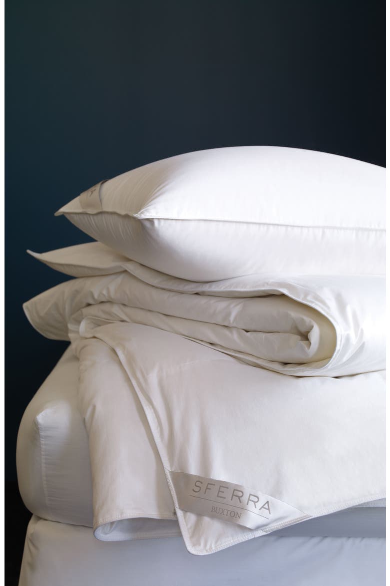Buxton King Down Duvet Insert, Alternate, color, WHITE