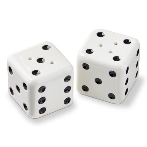 Dice Salt and Pepper Shakers Set of 2