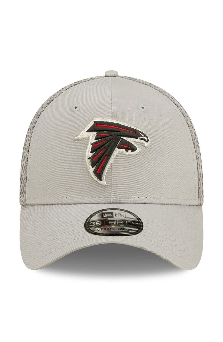 New Era Men's New Era Gray Atlanta Falcons Team Neo 39THIRTY Flex Hat, Alternate, color, 