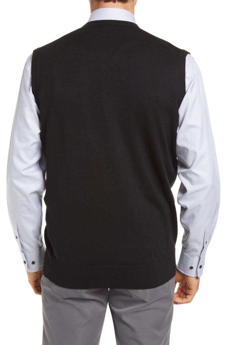 Peter Millar Crown Soft Merino Wool & Silk Sweater Vest, Alternate, color,