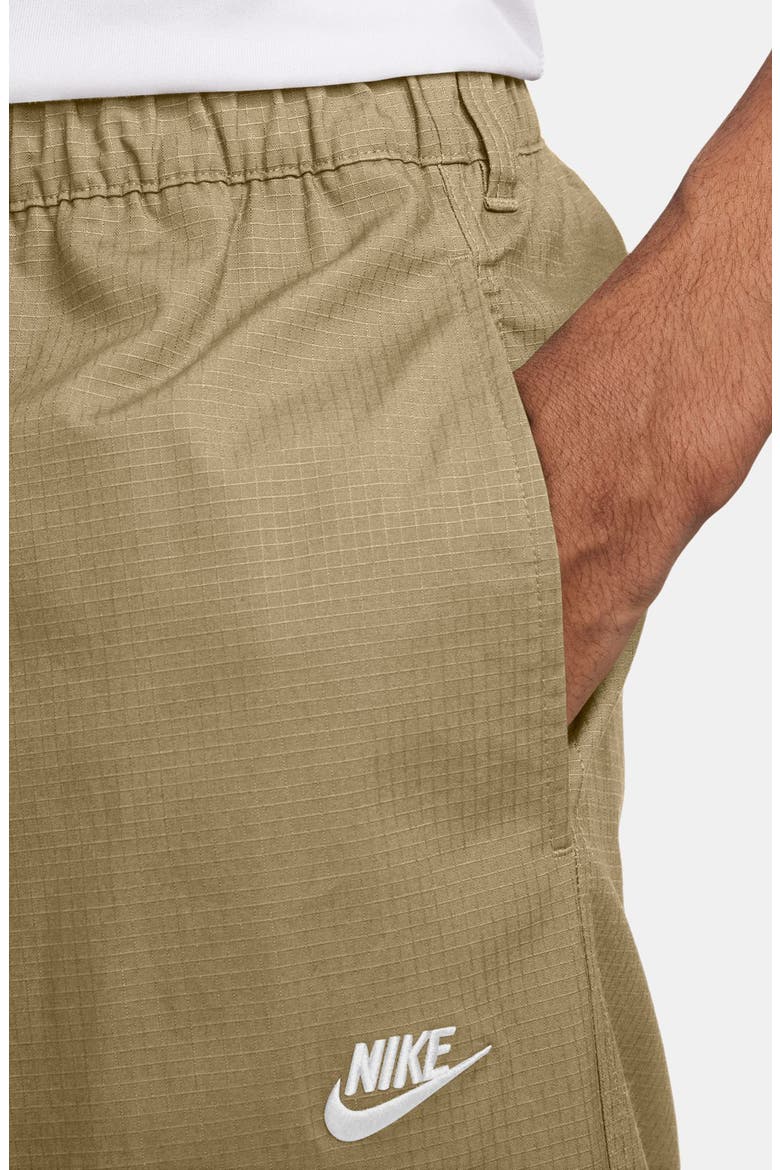 Sportswear Club Stretch Cotton Ripstop Cargo Pants, Alternate, color, PARACHUTE BEIGE/ WHITE