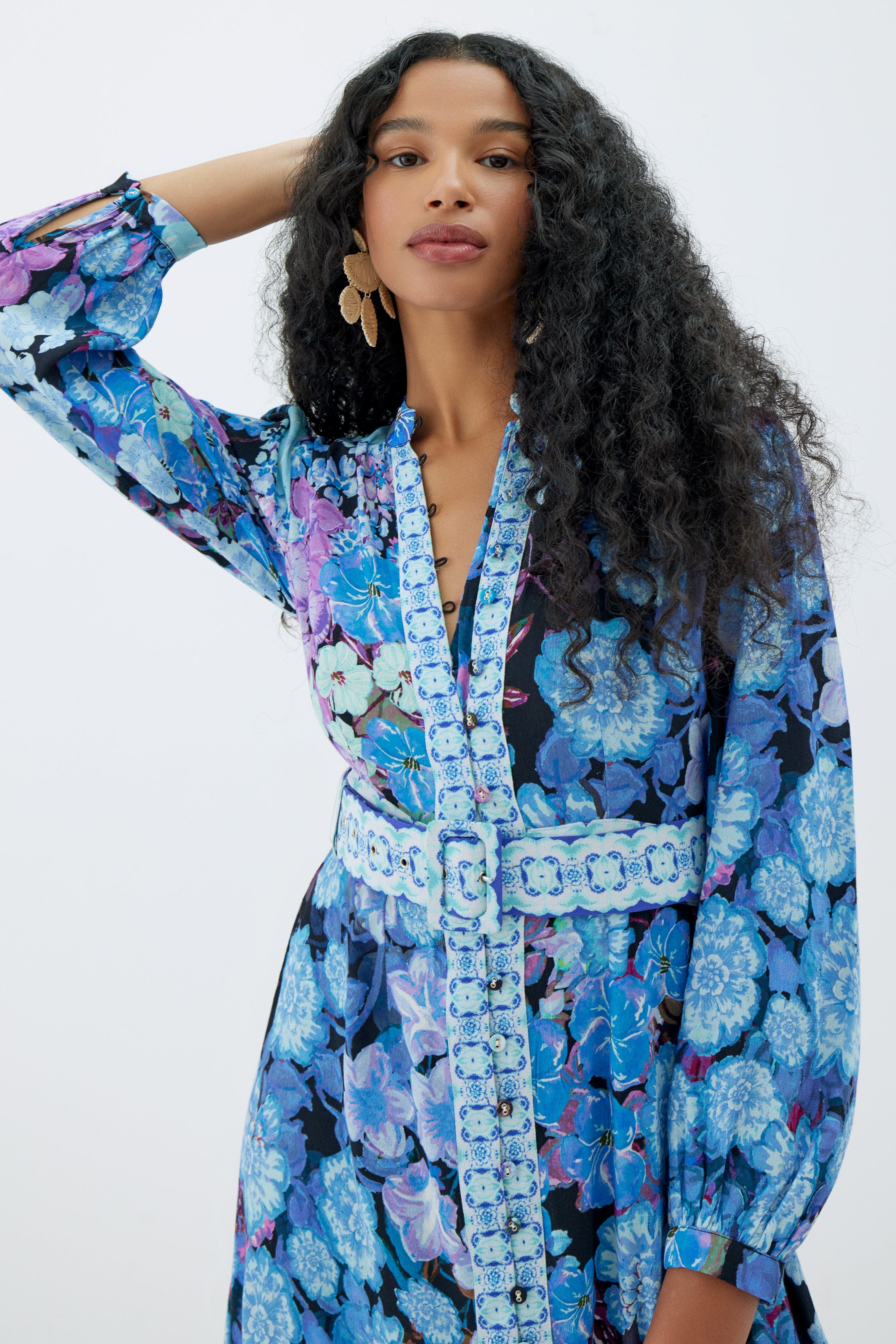 Amara Blue Dress - image 2