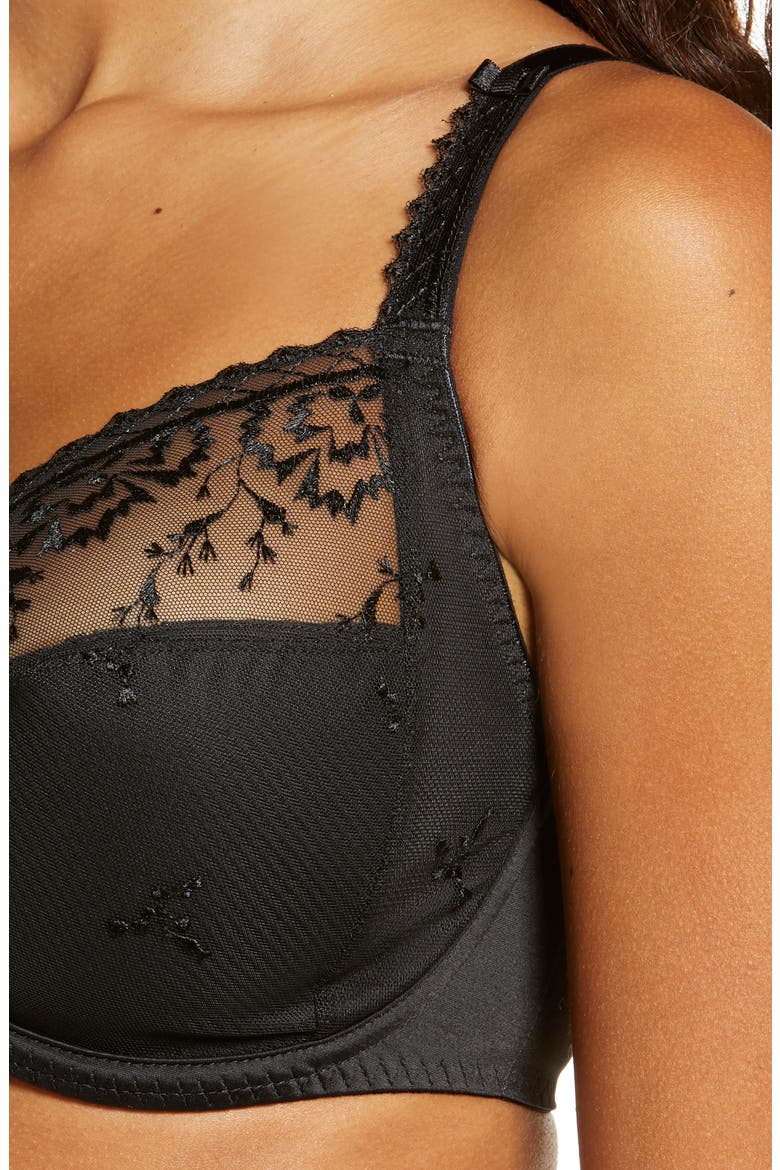 Every Curve Full Coverage Underwire Bra, Alternate, color, BLACK