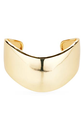 Nordstrom Rack Wide Cuff Bracelet In Gold
