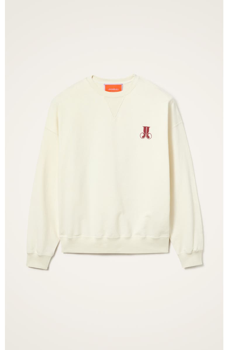 La DoubleJ House Sweatshirt, Alternate, color, Raise Your Vibration Off White